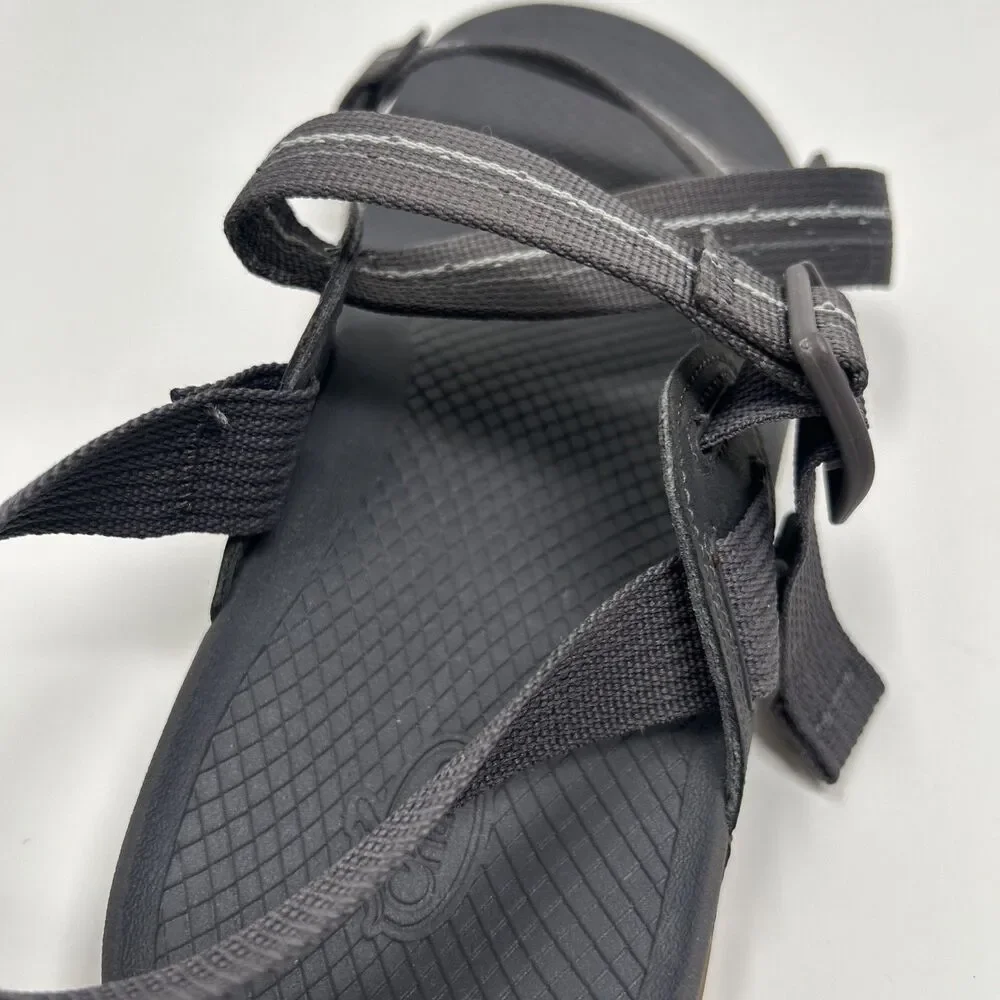 Chaco Sandals Shoes Mens Size 12 Gray Strappy Adjustable Slip On Outdoor Casual